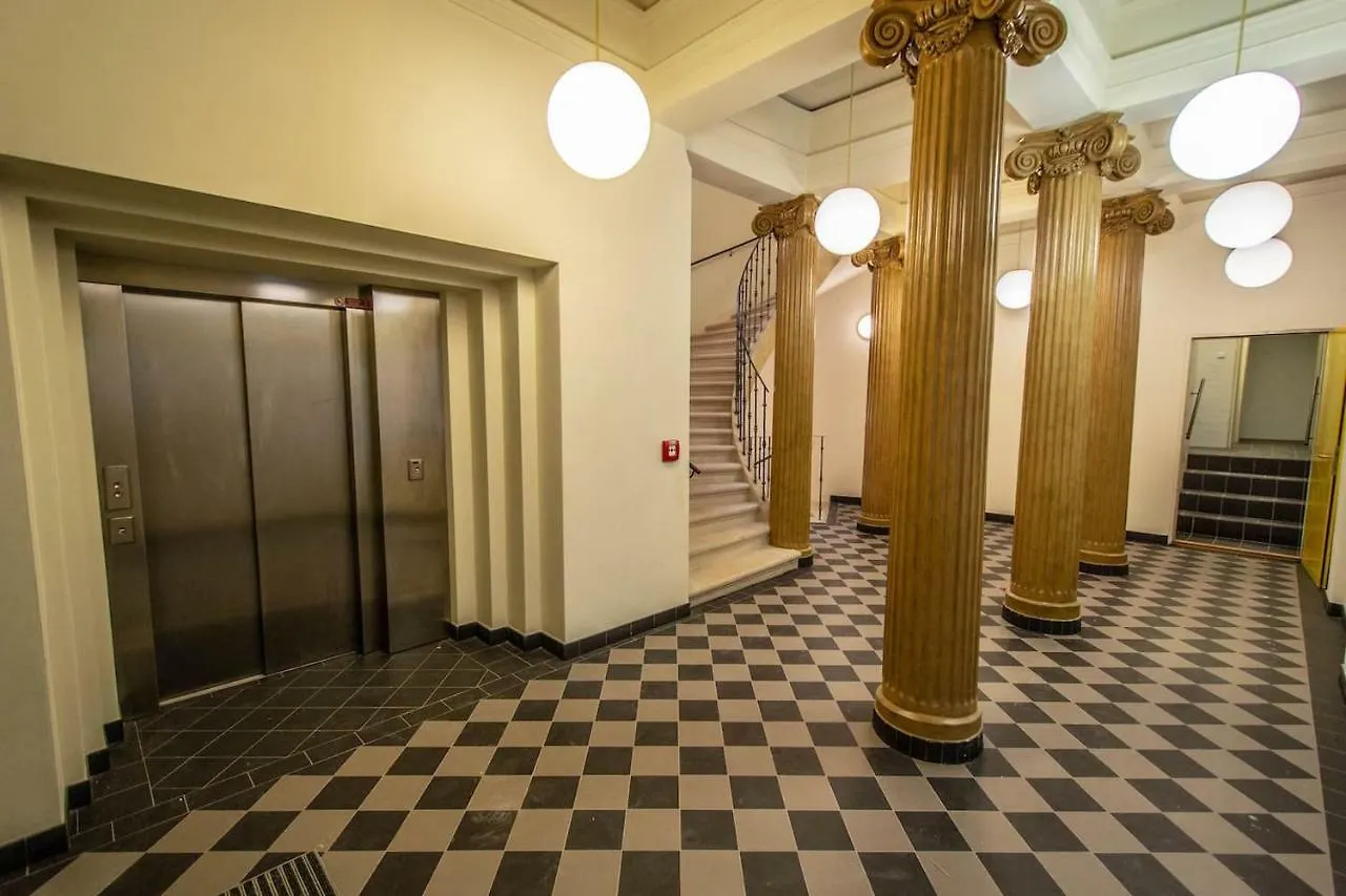 Design 3Bdr Apartment In Residence, Free Parking Praga Czechy